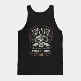 One Eyed Willy's Goon Cover Pirate Rum Tank Top